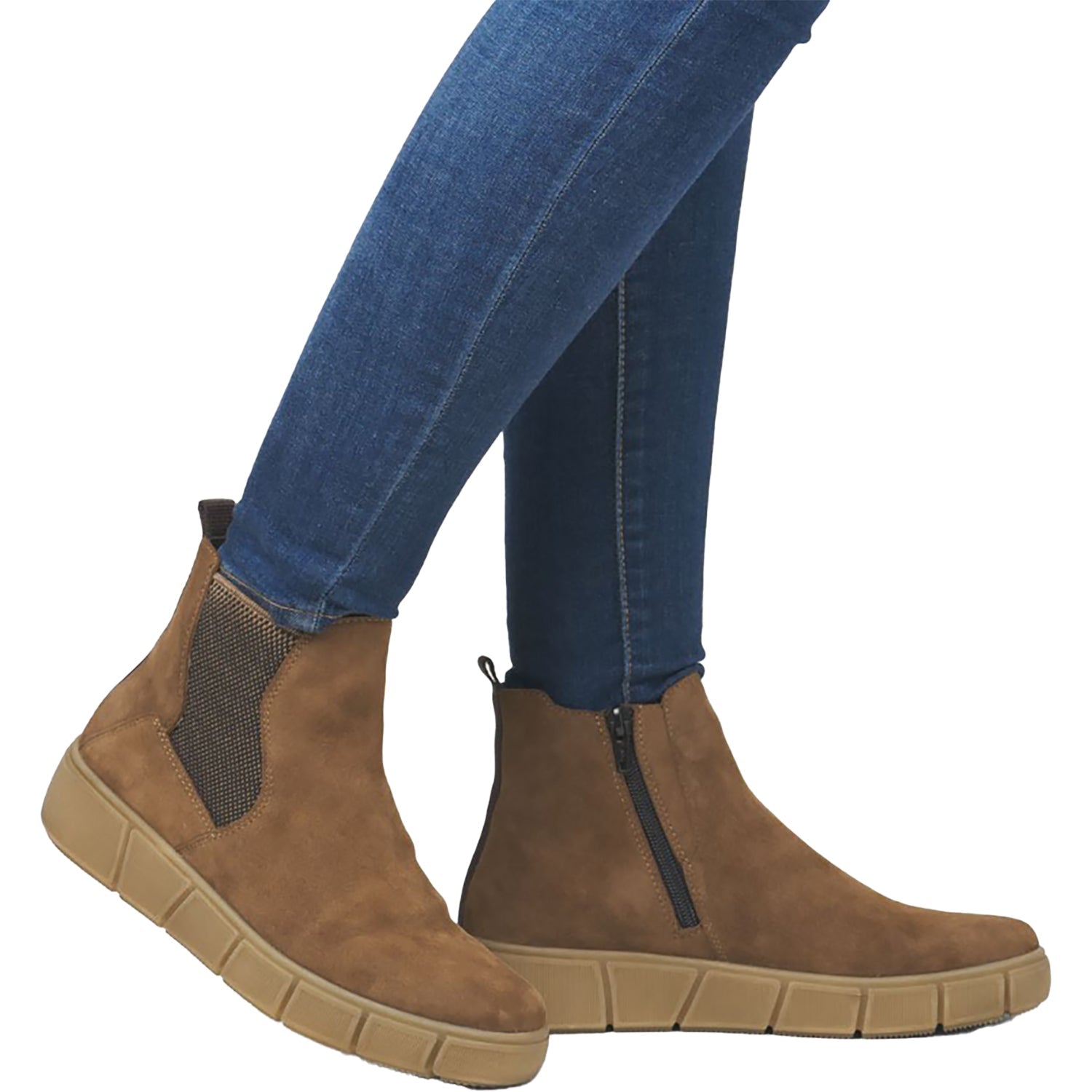 Remonte D1T71-24 Women's Boots Wood/Schwarz/Braun Leather