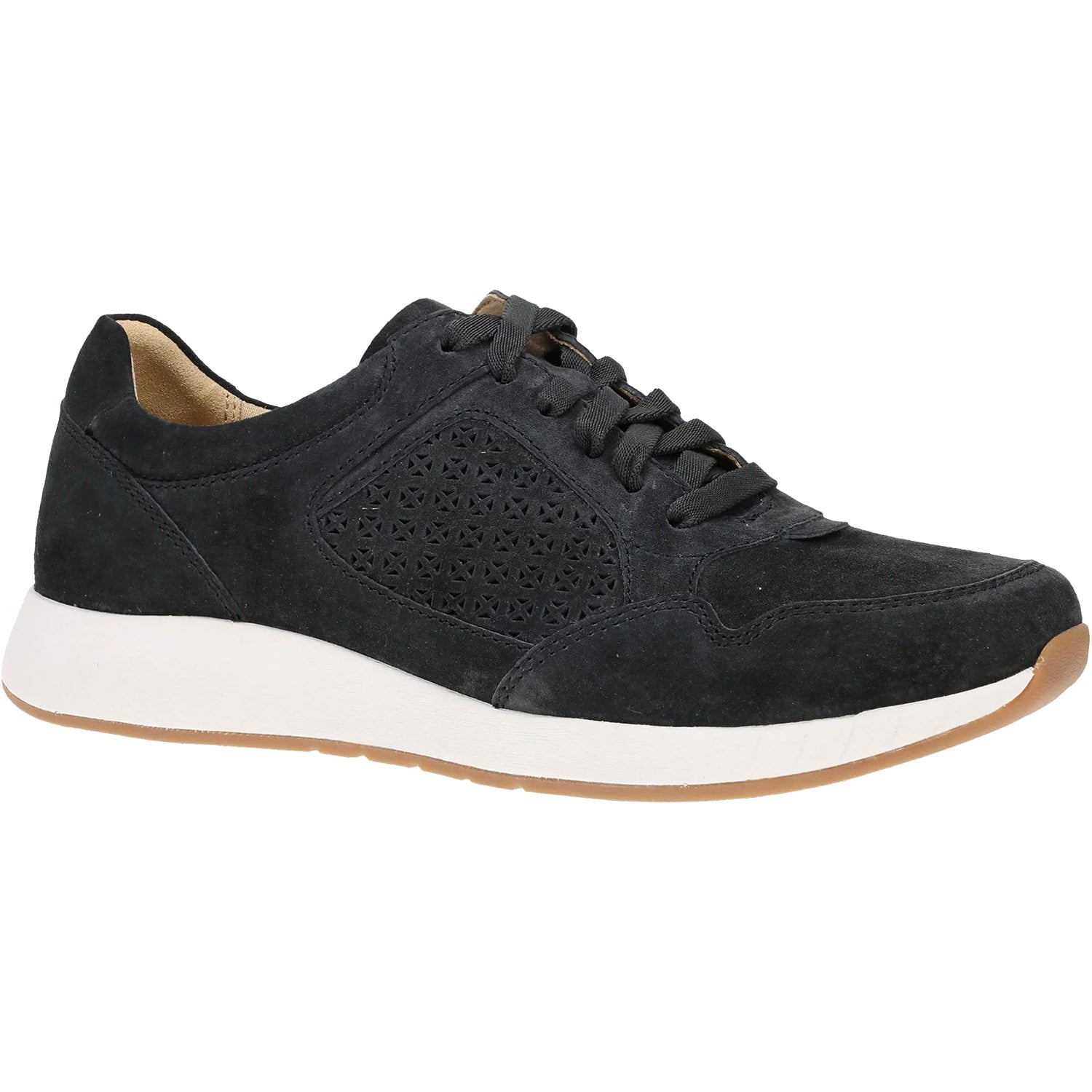 Dansko Catie Women's Sporty Lace Up Shoes Black Suede