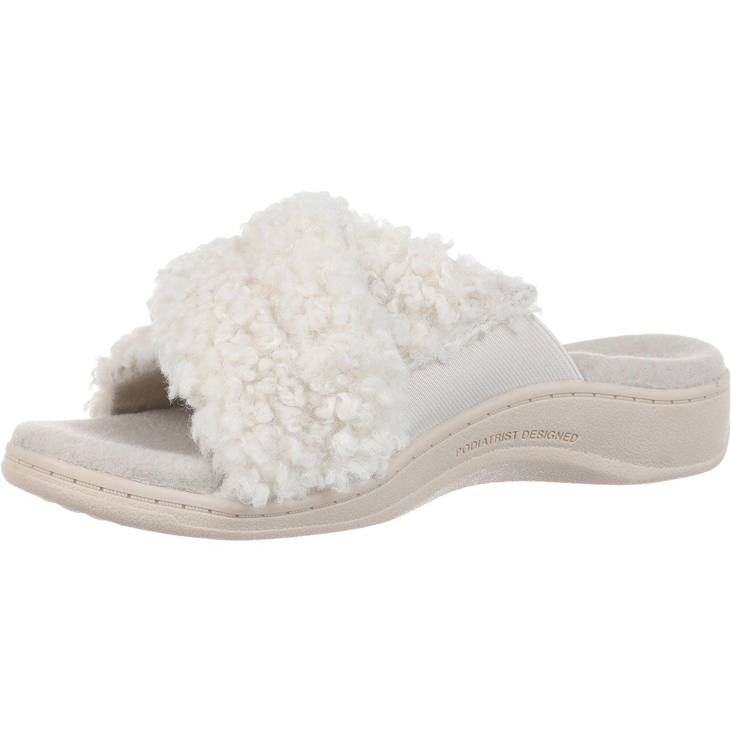 Vionic Relax II Women's Slippers Cream Shearling