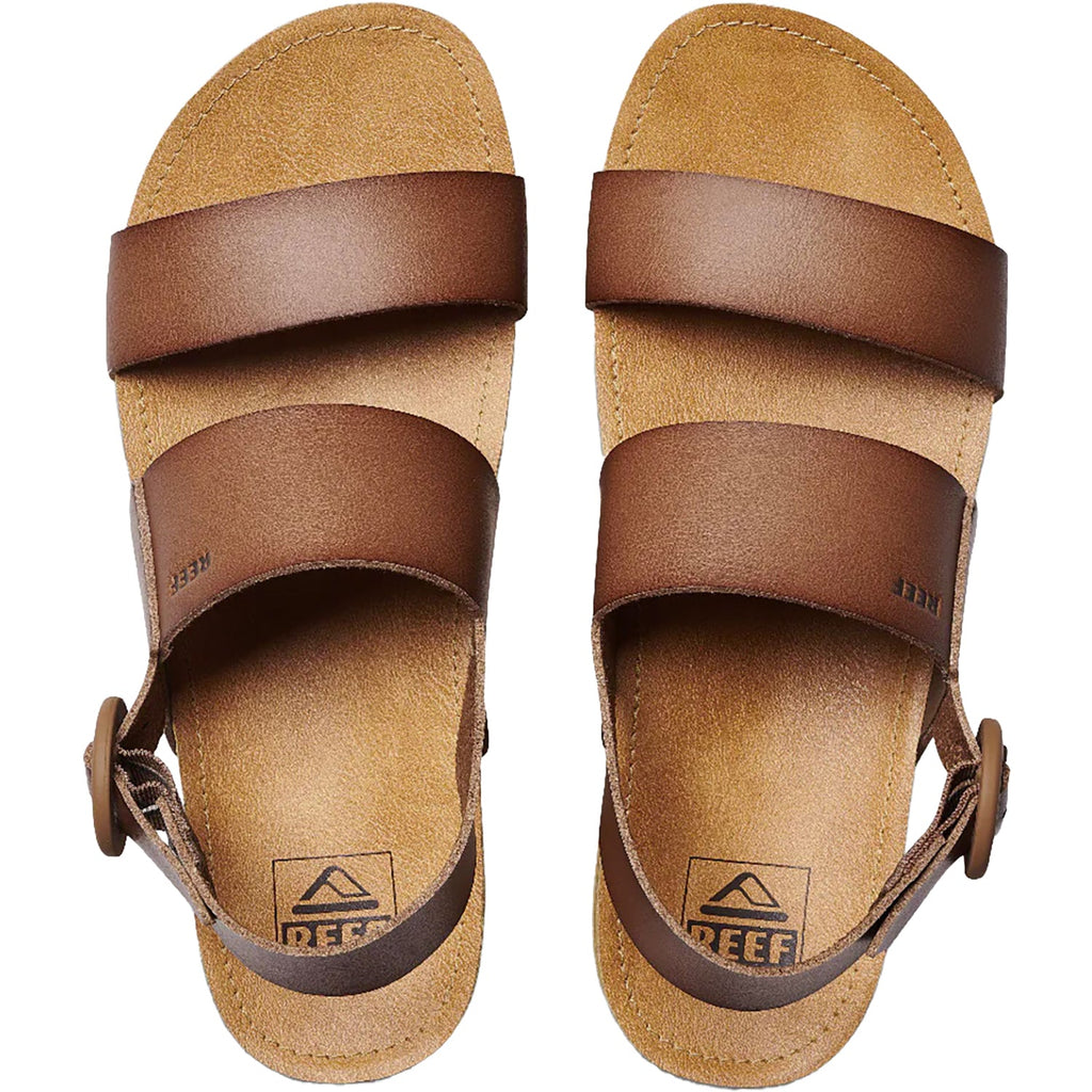 Reef Vista Hi Buckle Women's Platform Sandals Espresso Synthetic