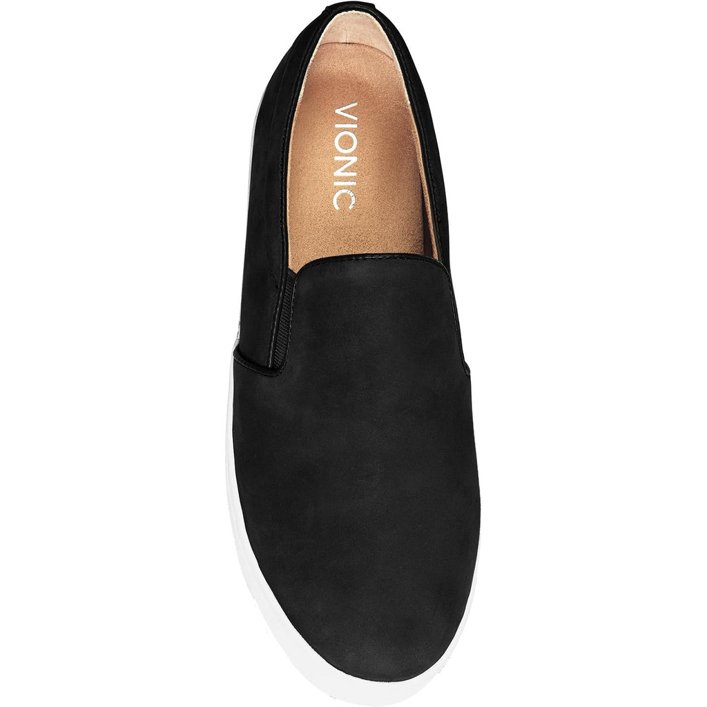Vionic Midi Women's Slip Ons Black Suede