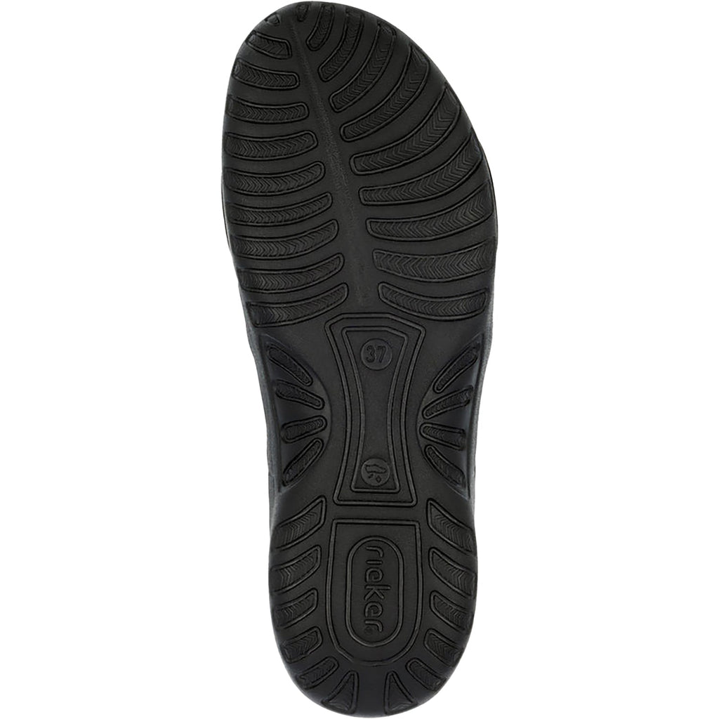 Rieker 64870-42 Women's Sandals Mineral/Schwarz Synthetic