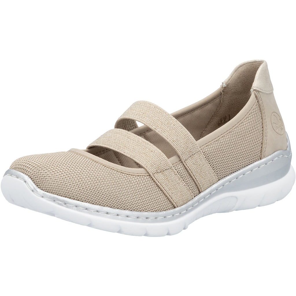 Rieker L3281-62 Women's Shoes Lehm/Ginger/Muschel