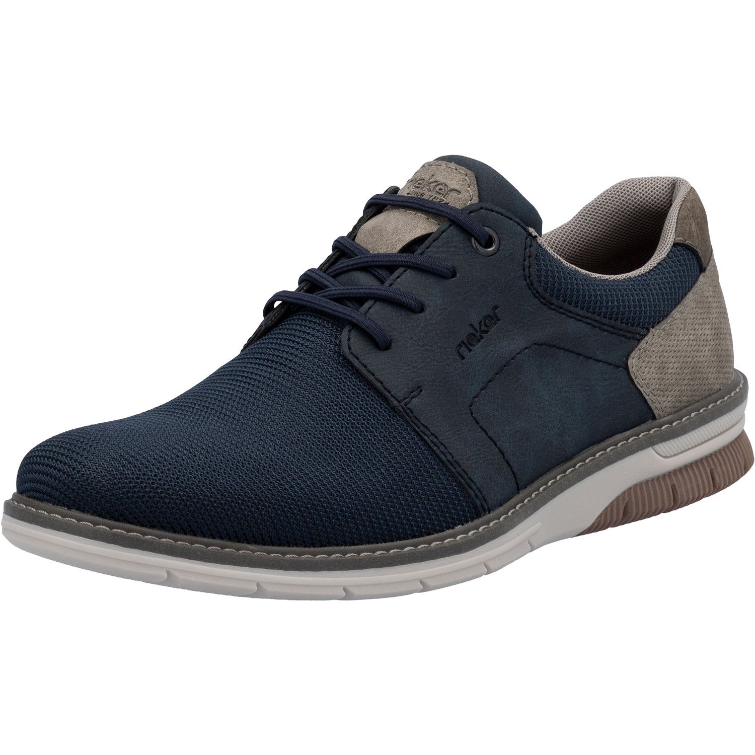 Rieker 14459-14 Mesh Men's Shoes Baltik/Midnight/Kaffee