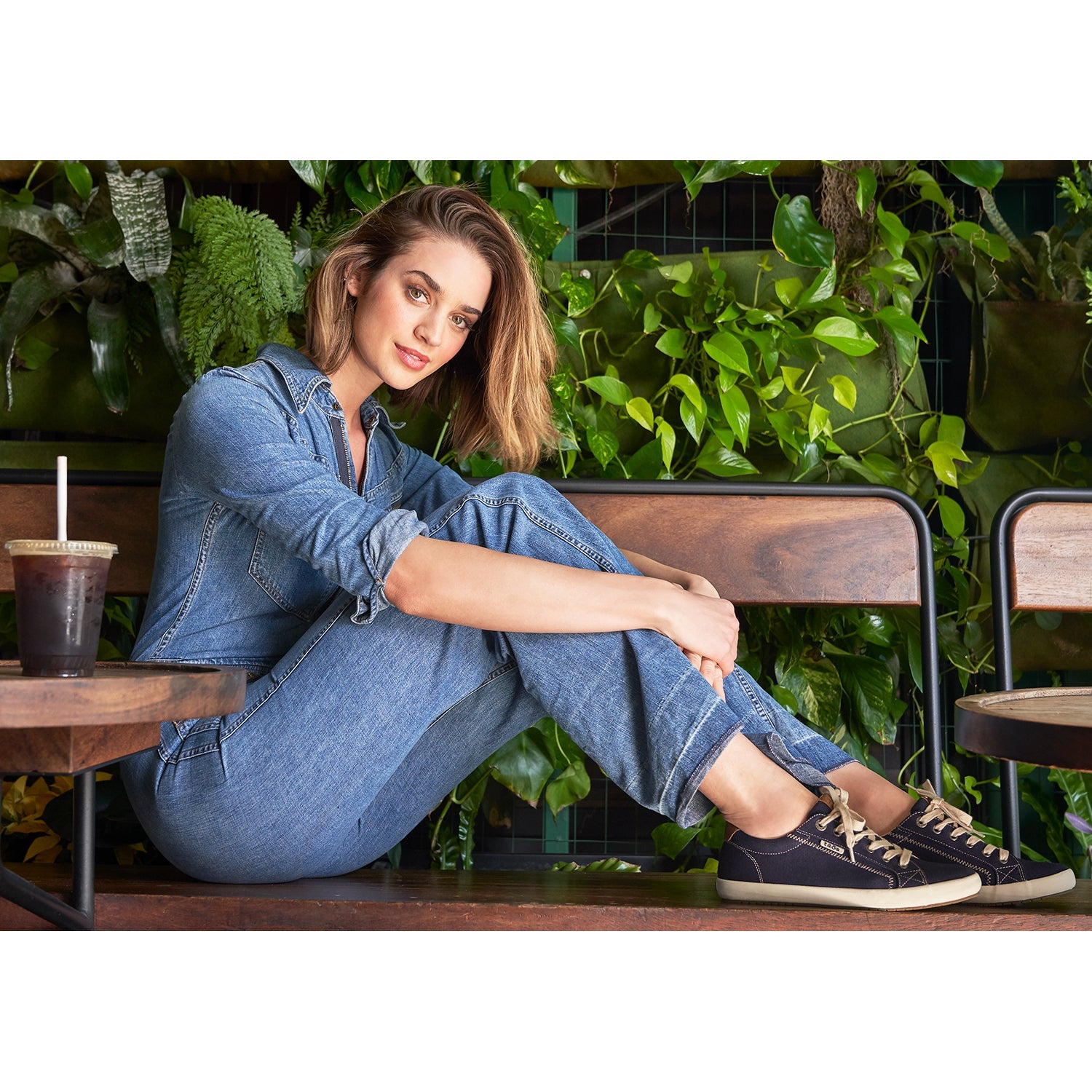 Taos Star Women's Sneakers Oat Wash Canvas