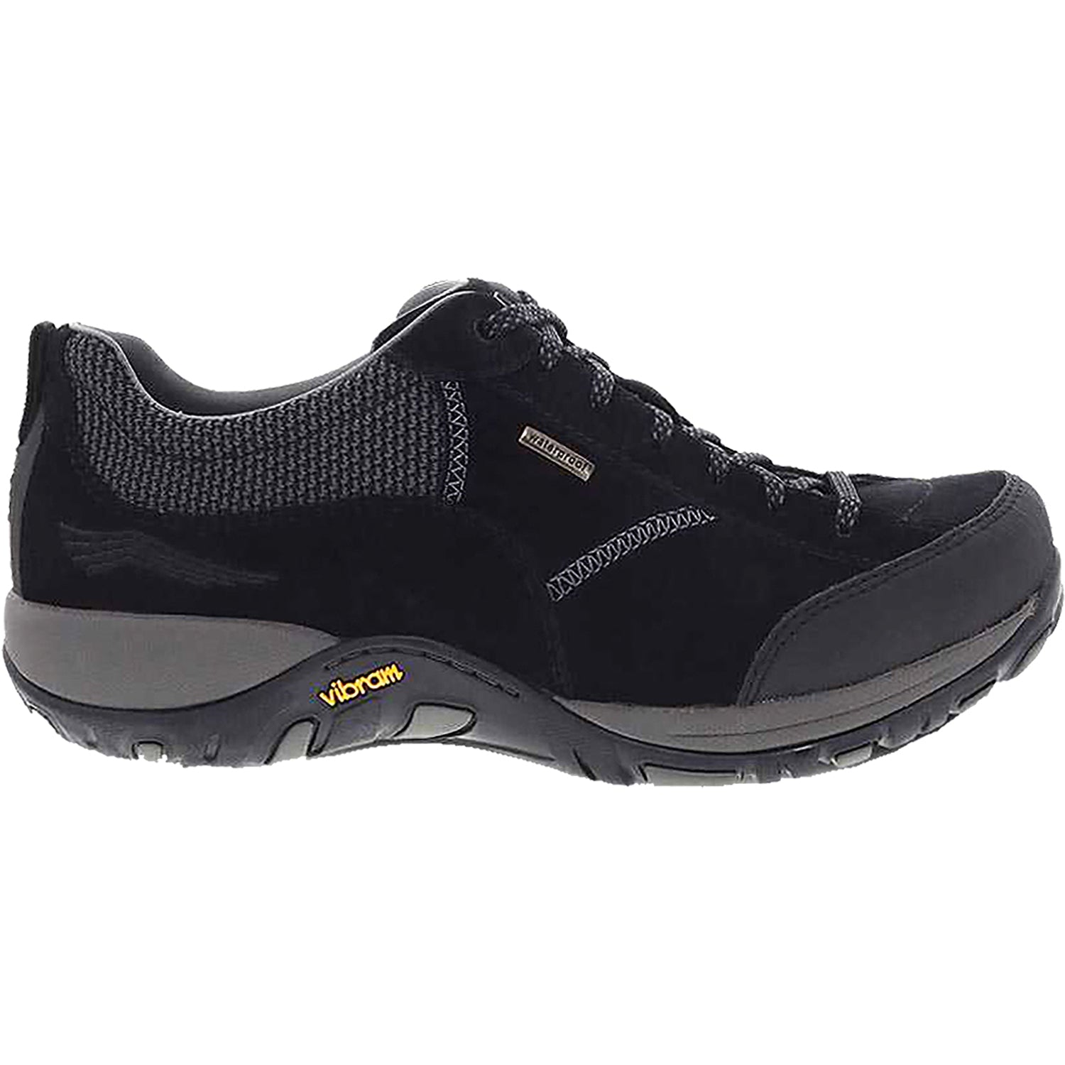 Dansko Paisley Women's Waterproof Walking Shoes Black/Black Suede