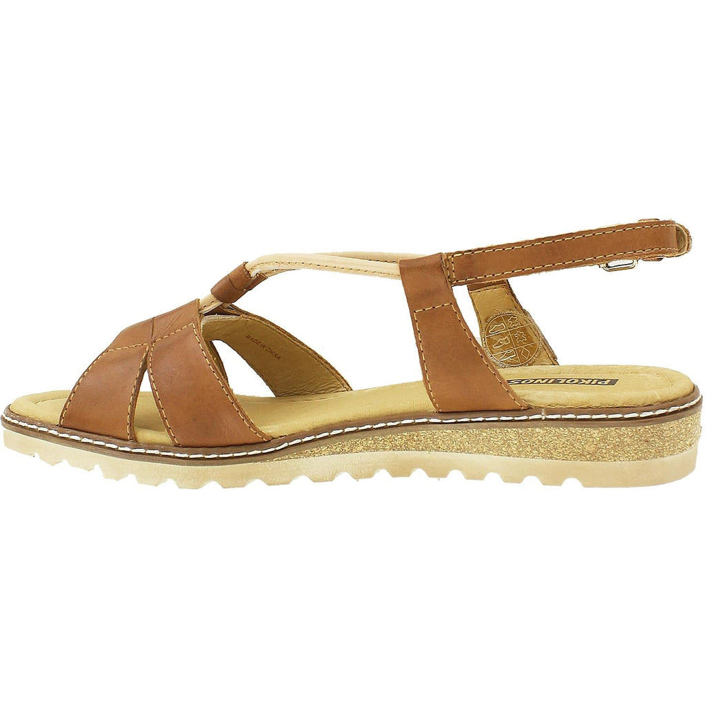 Pikolinos Alcudia W1L-0825 Women's Sandals Brandy Leather