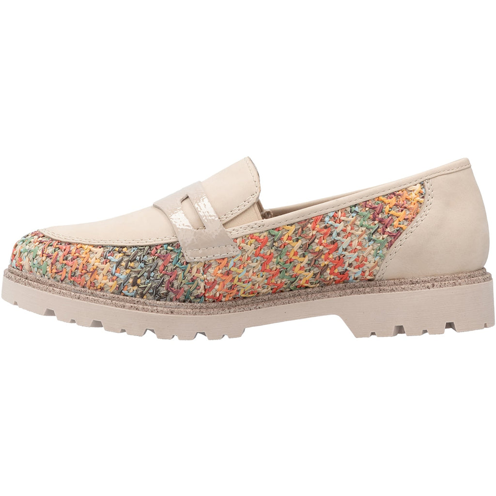 Rieker 45562-90 Gitta 62 Women's Slip Ons Traditional Perle Vegan/Patent Multi Woven