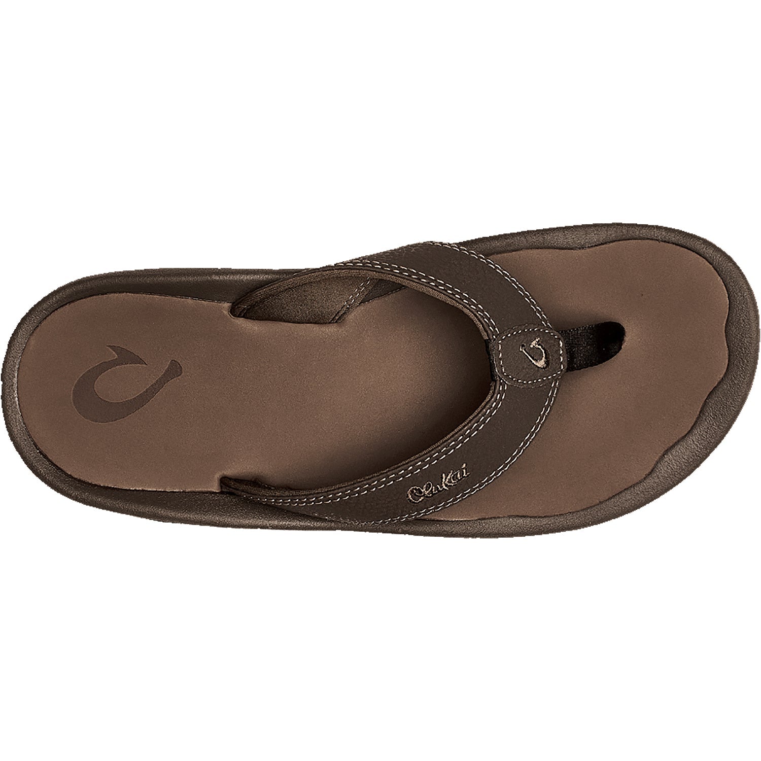 OluKai Ohana Men's Sandals Dark Java/Ray Synthetic Leather