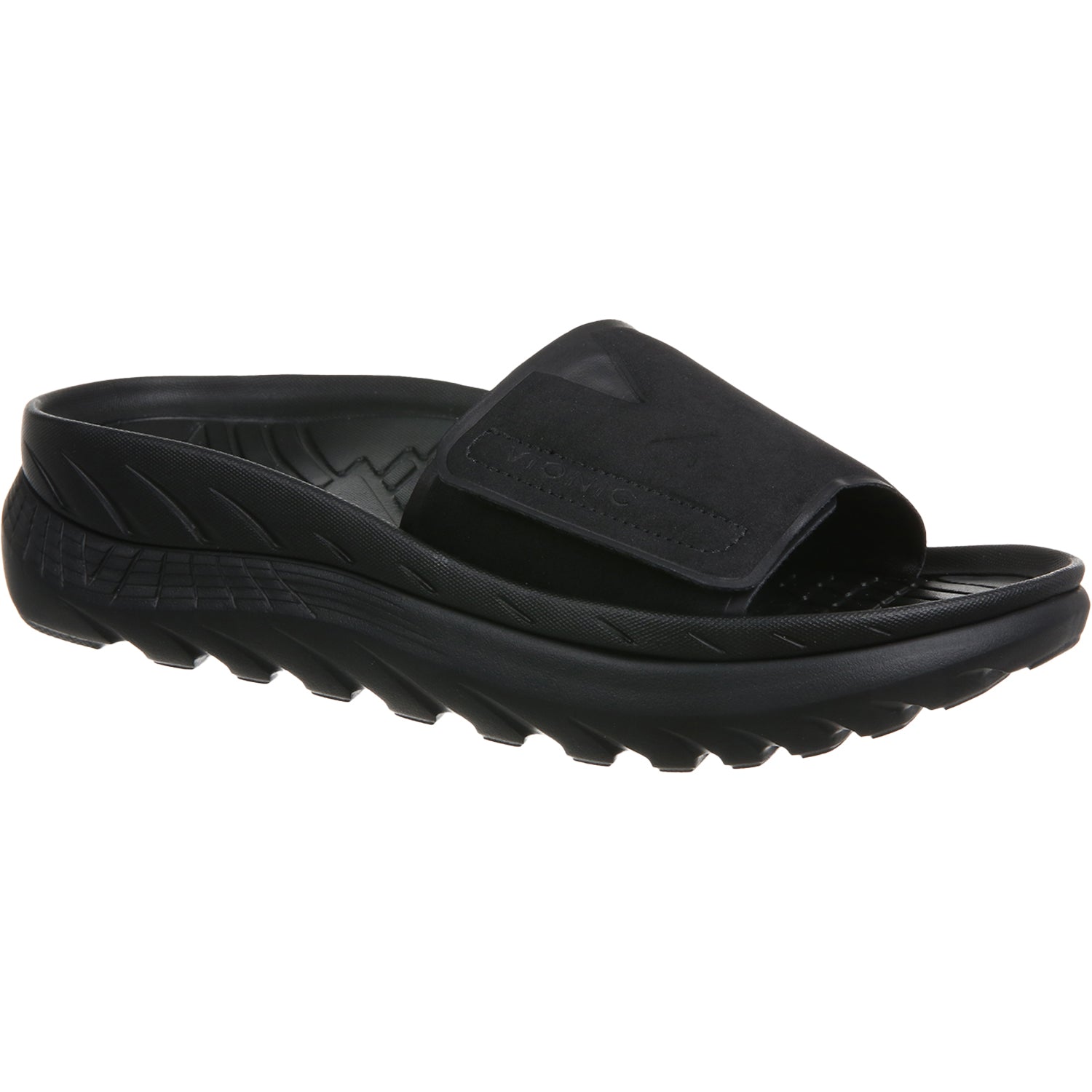 Vionic Rejuvenate Unisex Recovery Sandals Black Synthetic