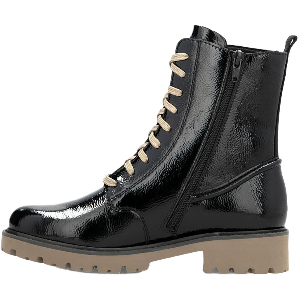Remonte D8663-00 Women's Boots Black Crashlack Patent Leather
