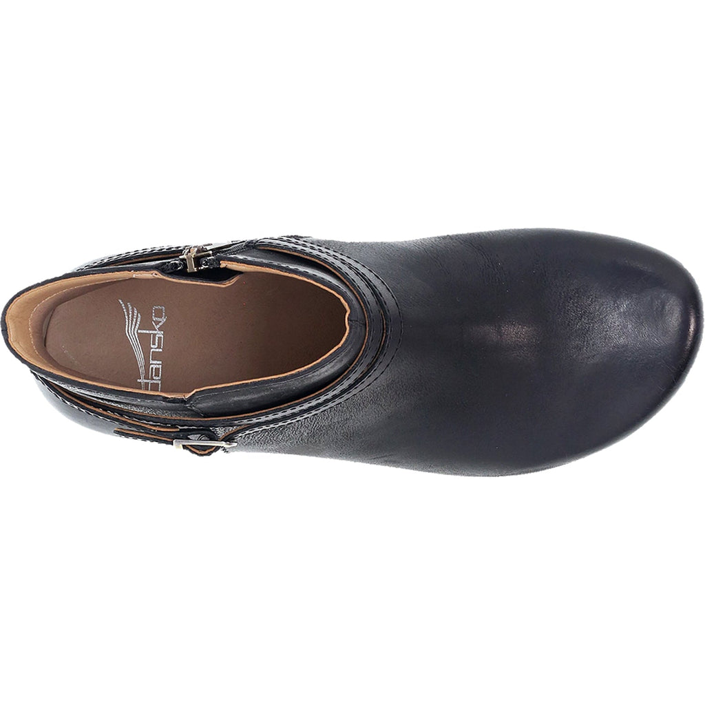 Dansko Brook Women's Boots Black Burnished Nubuck