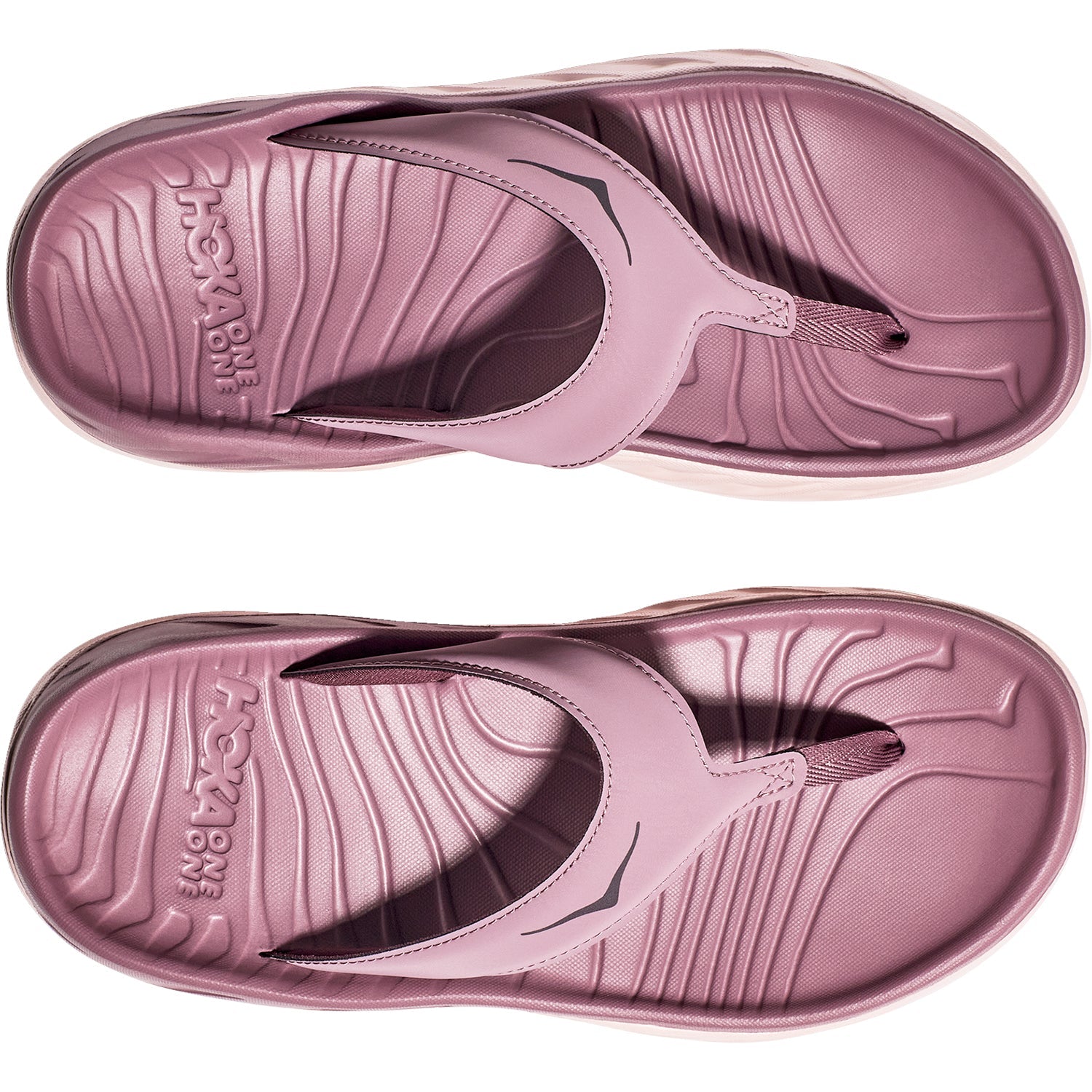 Hoka Ora Recovery Flip Women's Sandals Wistful Mauve/Peach Fabric