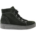 Gabor 9373531 Women's High Top Sneakers Anthracite Suede