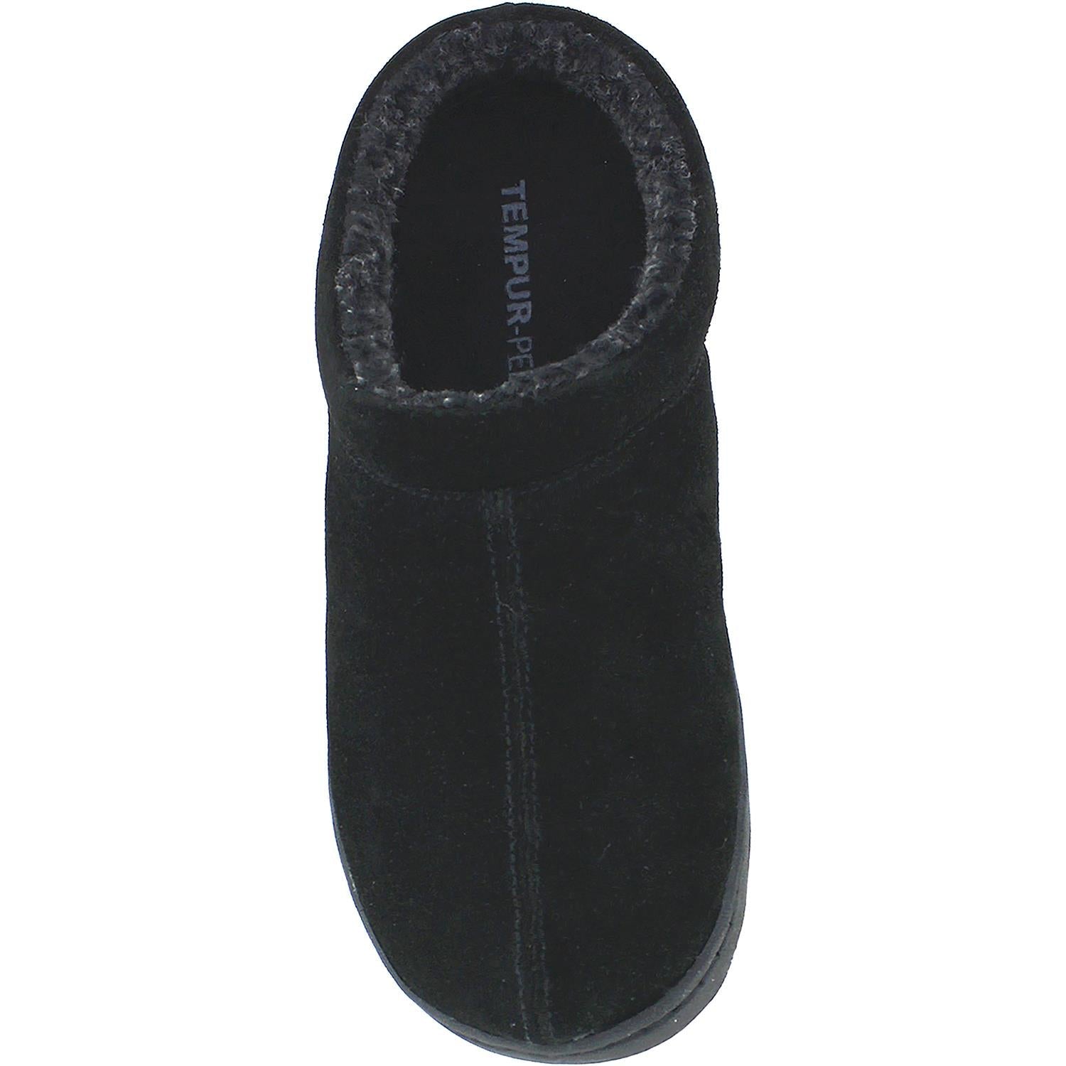 Tempur-Pedic Arlow Men's Tempur-Pedic Slippers Black Suede