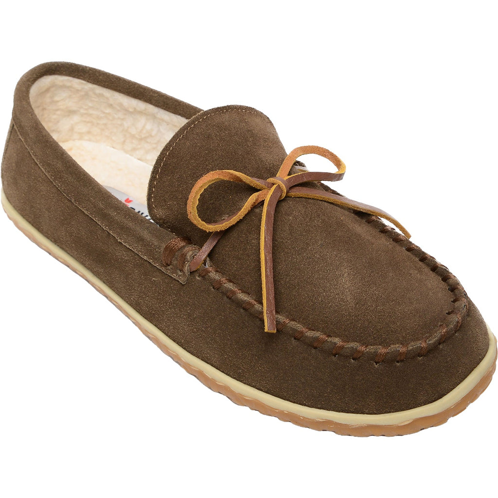 Minnetonka Tomm Men's Slippers Autumn Brown W/R Suede