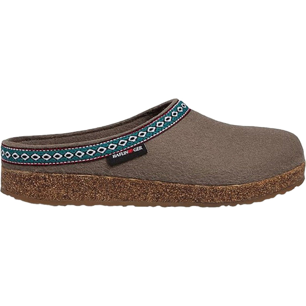 Haflinger GZ Women's Clogs Truffle Wool