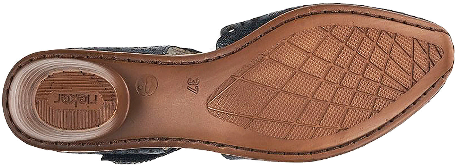 Rieker 43753-00 Mirjam Women's Mary Janes Black Leather