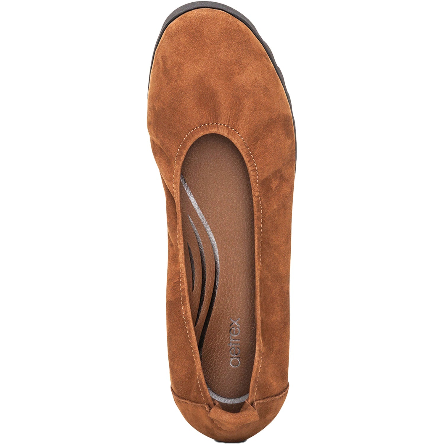 Aetrex Brianna Women's Slip On Shoes Scotch Suede