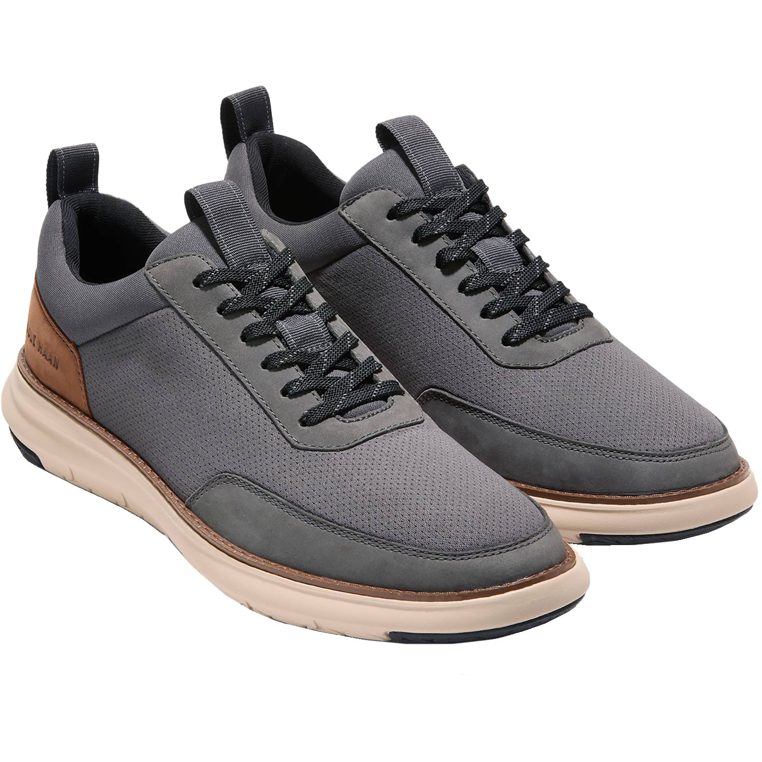 Cole Haan Grand Remix Grey/British Tan Men's Sneakers Grey Magnet/British Tan