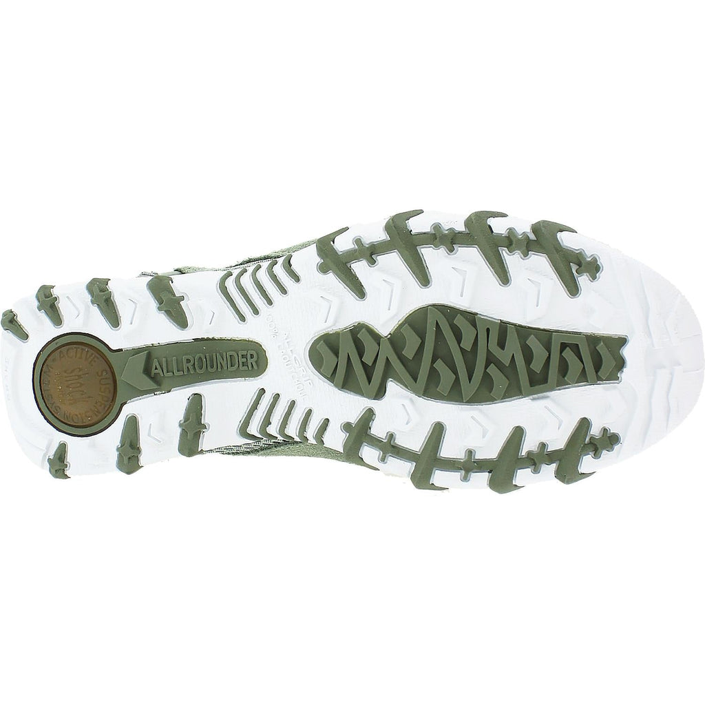 Allrounder by Mephisto Niro Women's Outdoor Mary Janes Light Militaire Green Suede