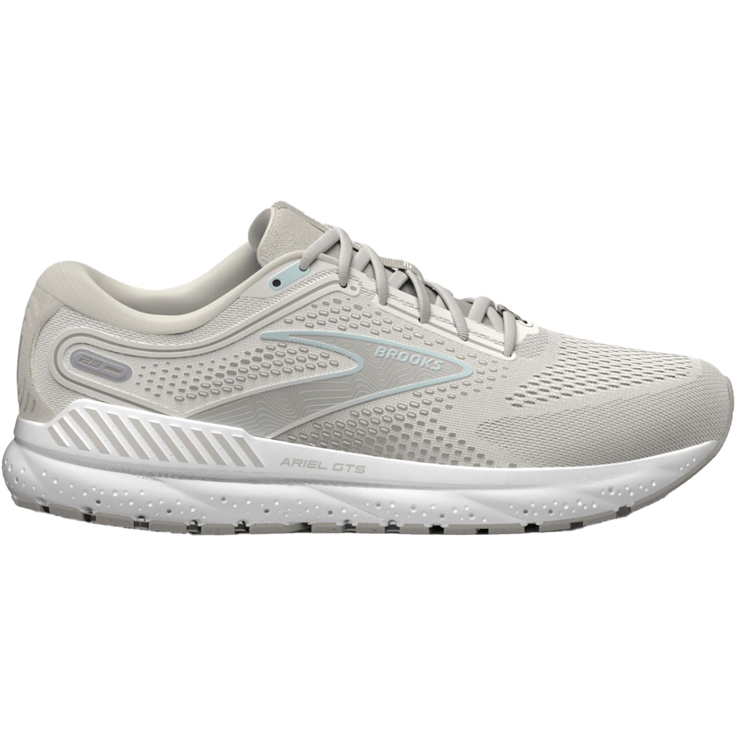 Brooks Ariel GTS 23 (Stability Support) Women's Road Running Shoes Chateau Grey/White Sand Mesh