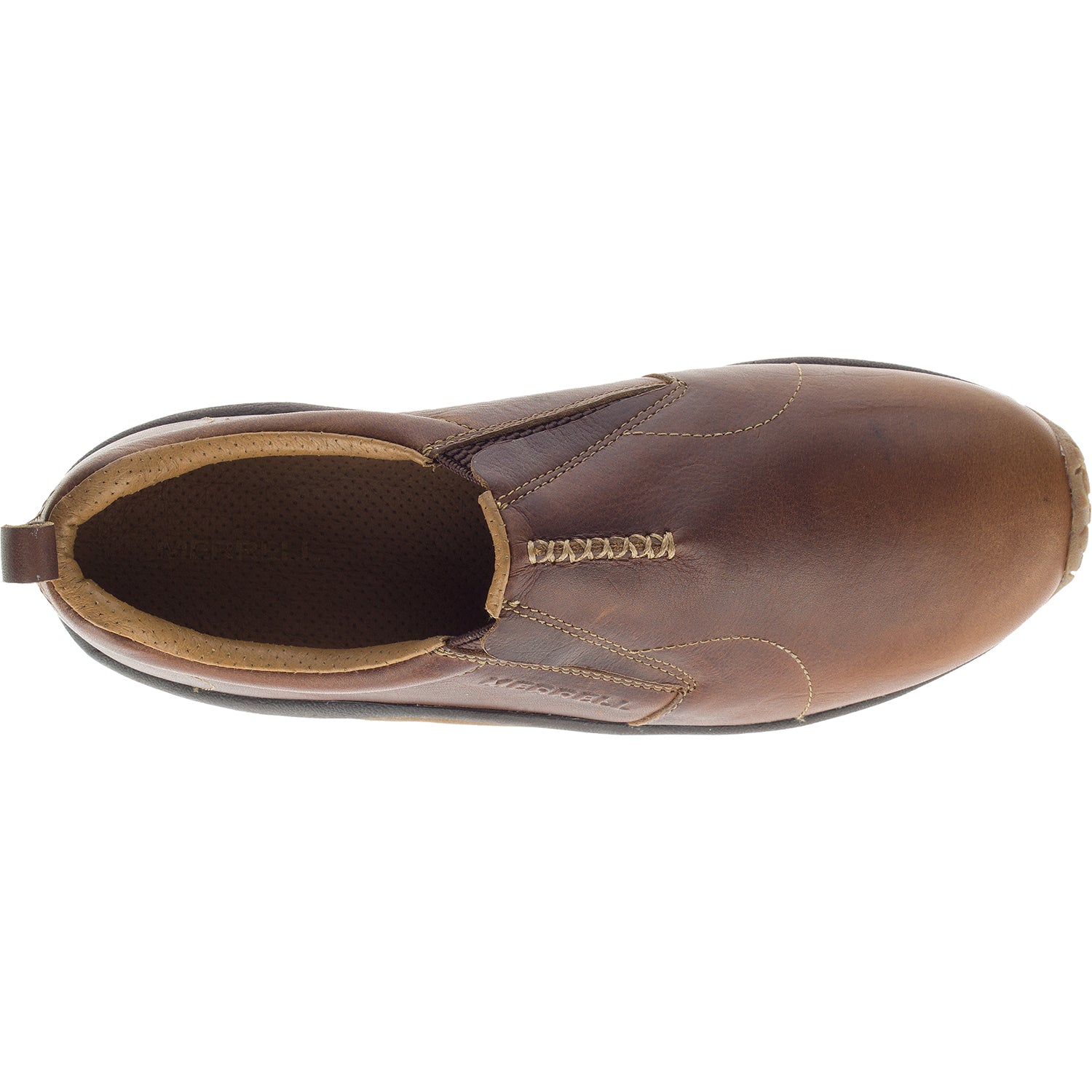 Merrell Jungle Moc Crafted Men's Slip On Shoes Peanut Leather
