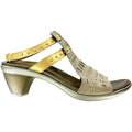 Naot Vogue Women's Linen/Gold Sheen Leather