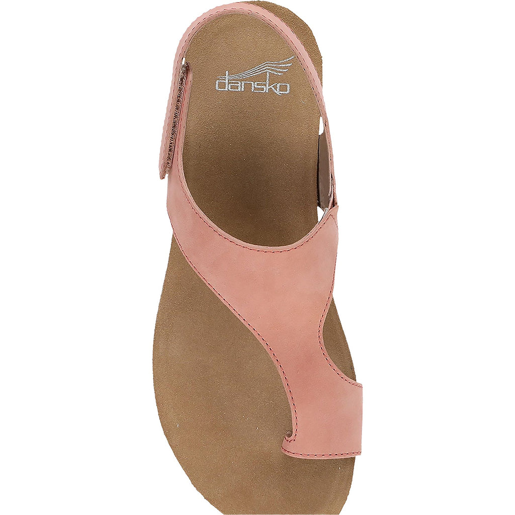 Dansko Reece Women's Thong Sandals Rose Nubuck