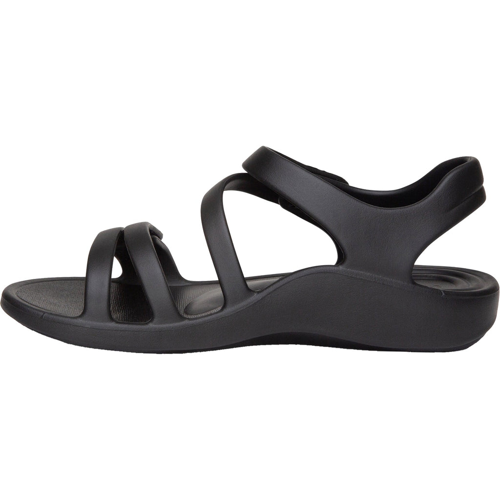 Aetrex Jillian Sport Women's Backstrap Sandals Black EVA