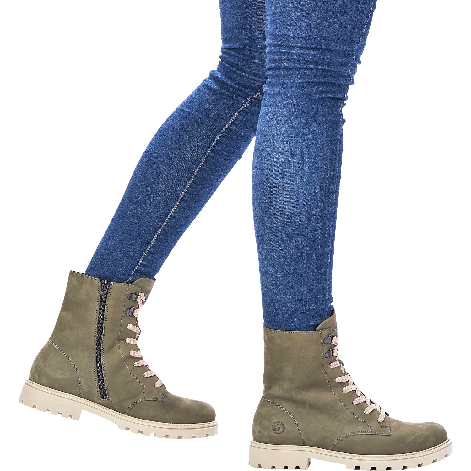 Remonte D8479-54 Samira 79 Women's Combat Boots Moor Nubuck