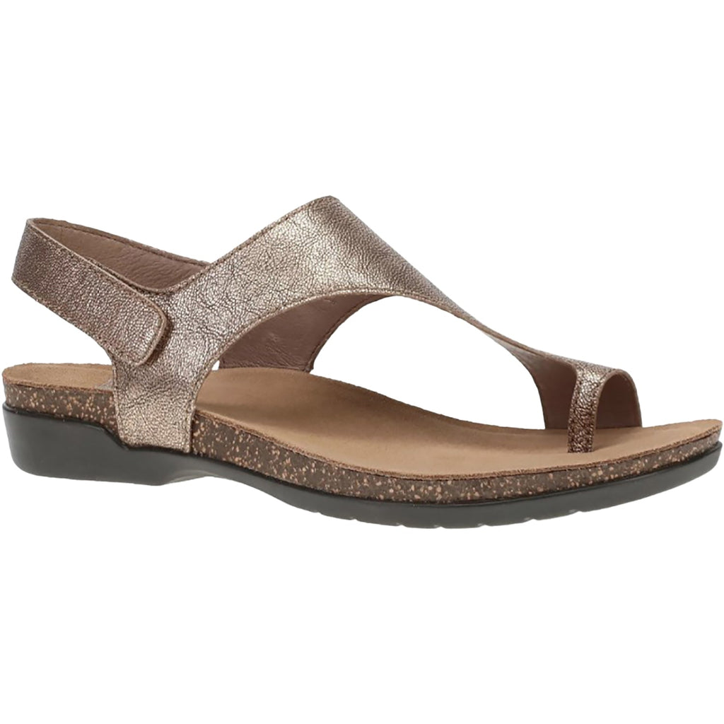 Dansko Reece Women's Thong Sandals Bronze Metallic