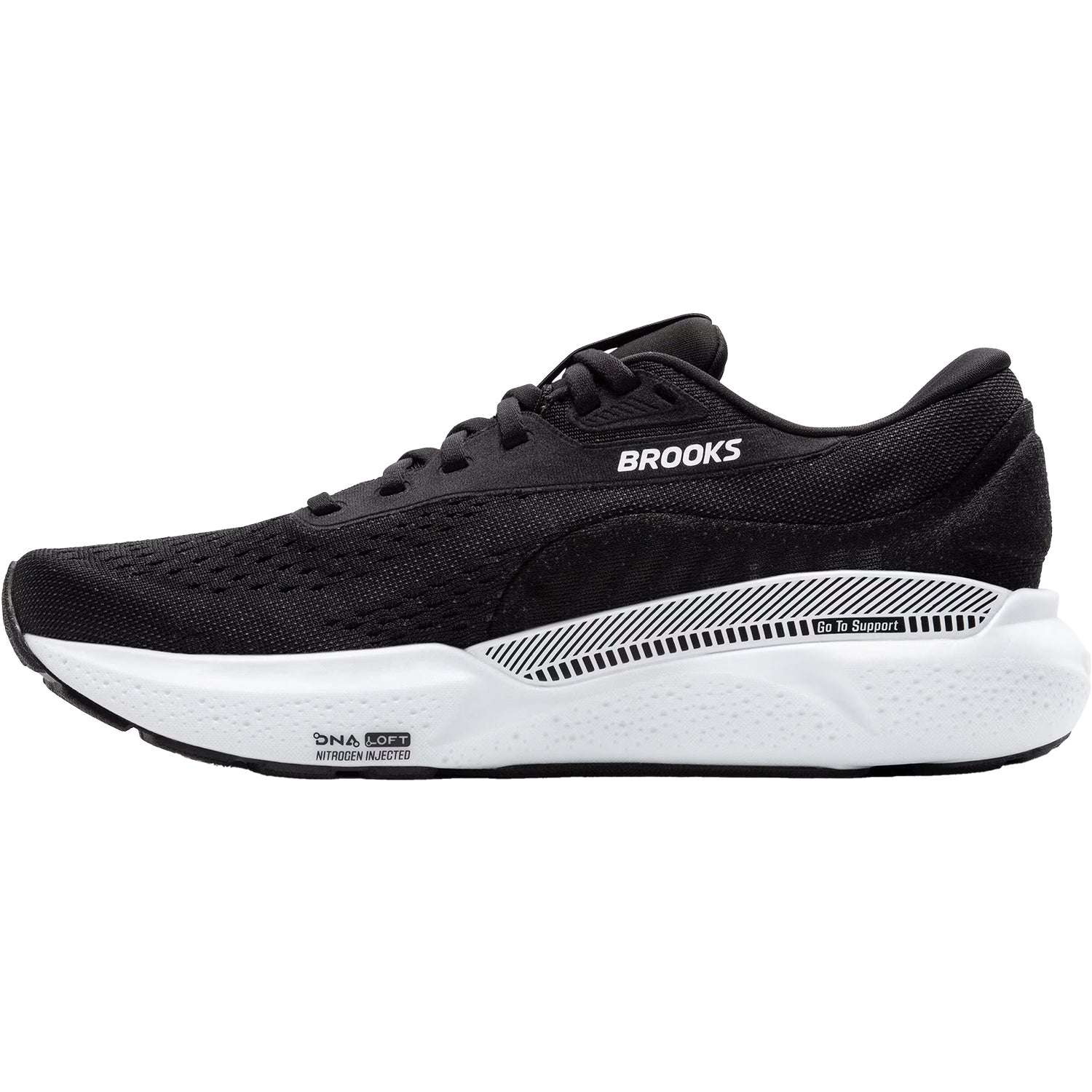 Brooks Adrenaline GTS 24 Stability Mesh (Stability Support) Women's Running Shoes Black/White