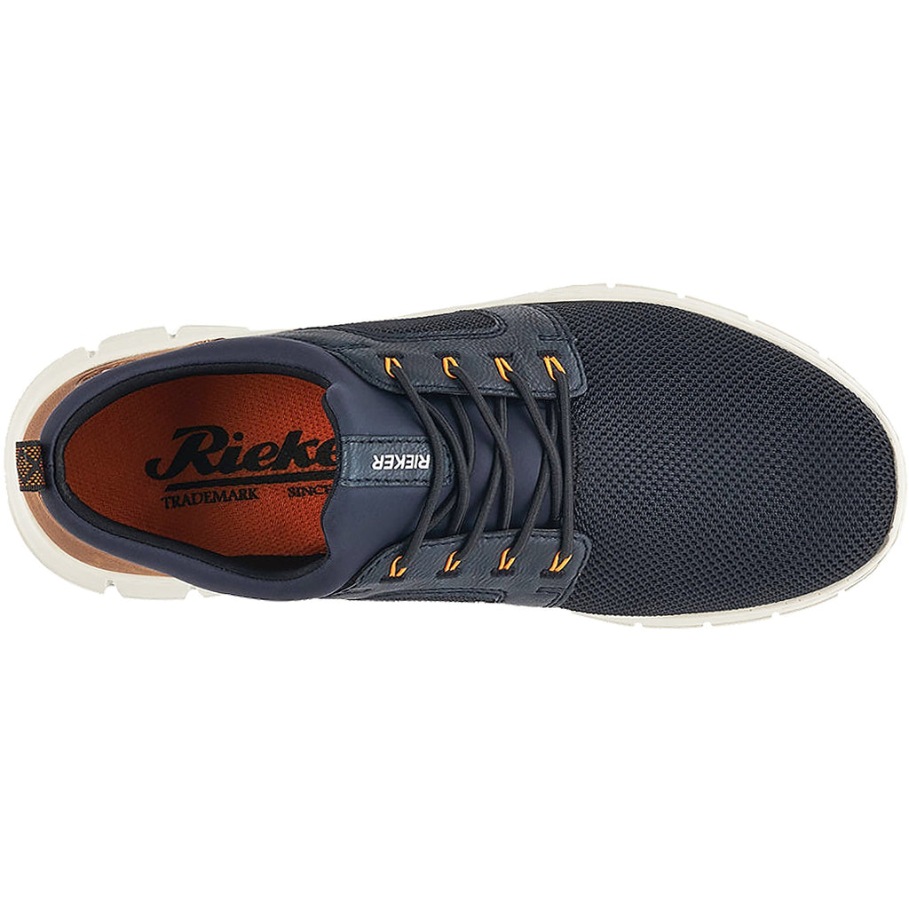 Rieker B7796-14 Timo 96 Men's Walking Shoes Pazifik/Lake/Tan Mesh