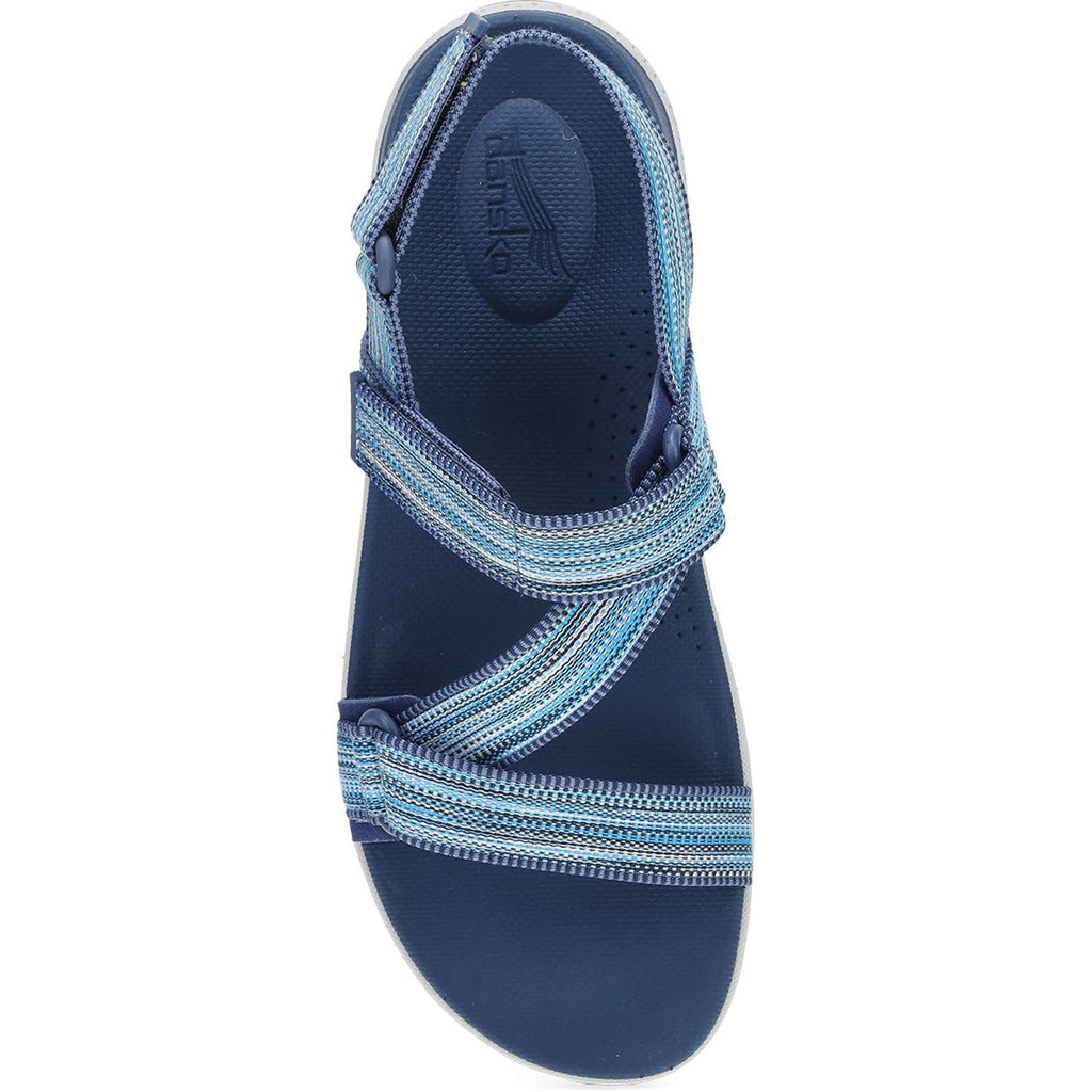 Dansko Rayna Women's Trail Sandals Blue Multi Webbing Synthetic