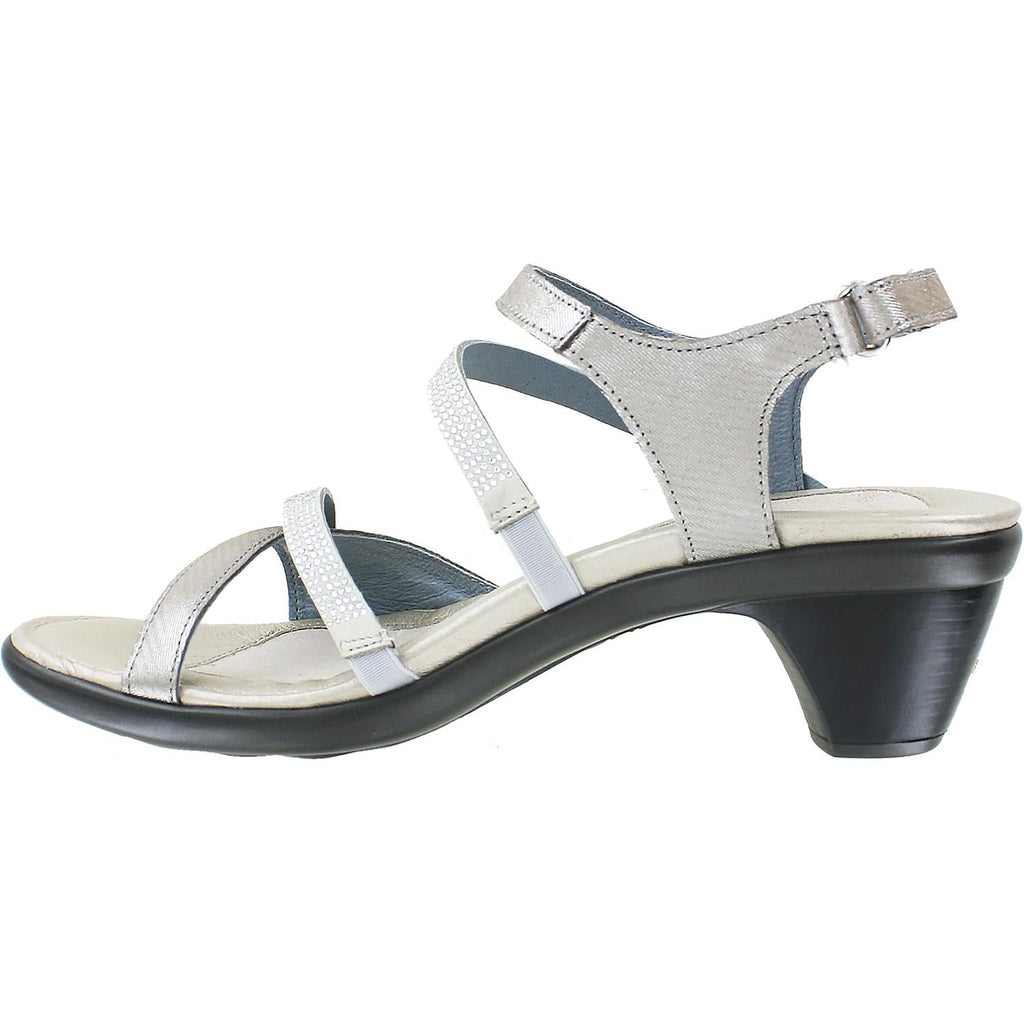 Naot Innovate Women's Dress Sandals Silver Threads Leather