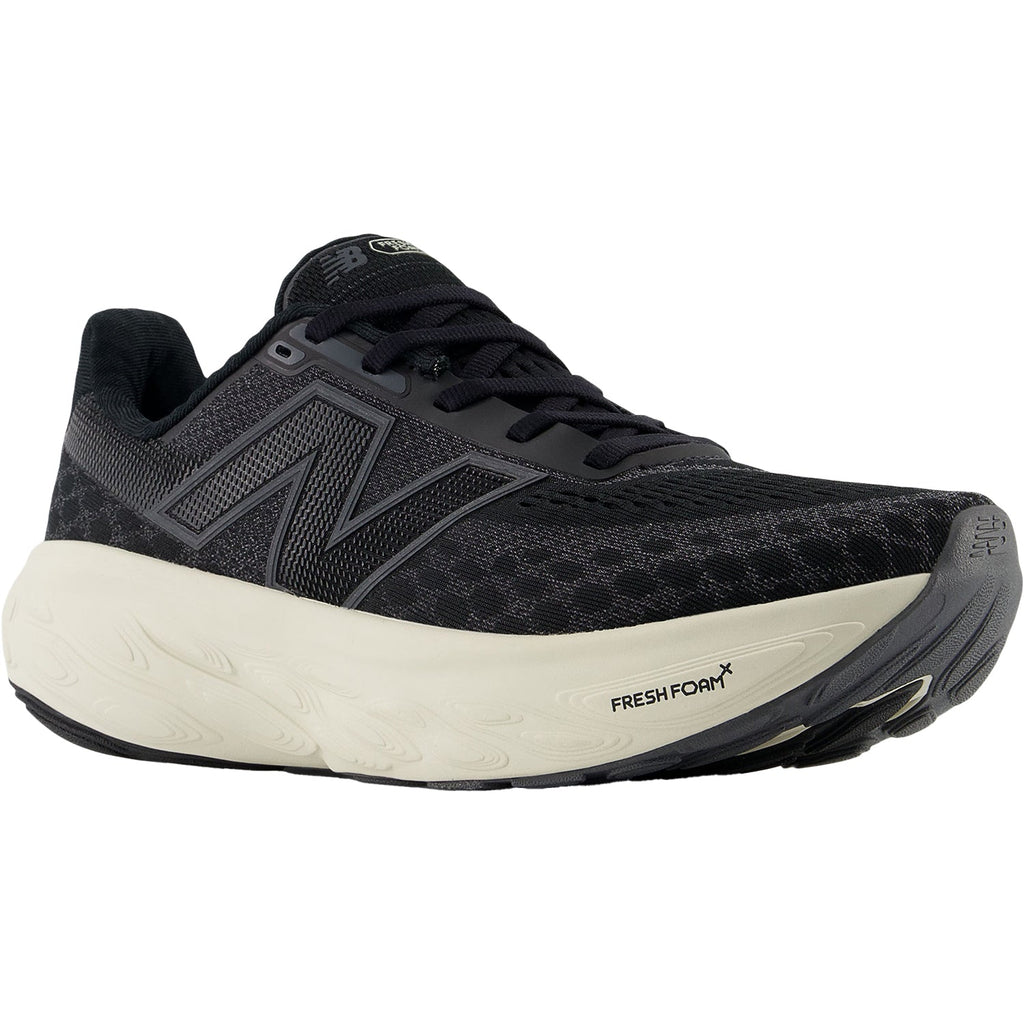 New Balance W1080B14 (Neutral Support) Women's Athletic Shoes Black/Phantom/Sea Salt