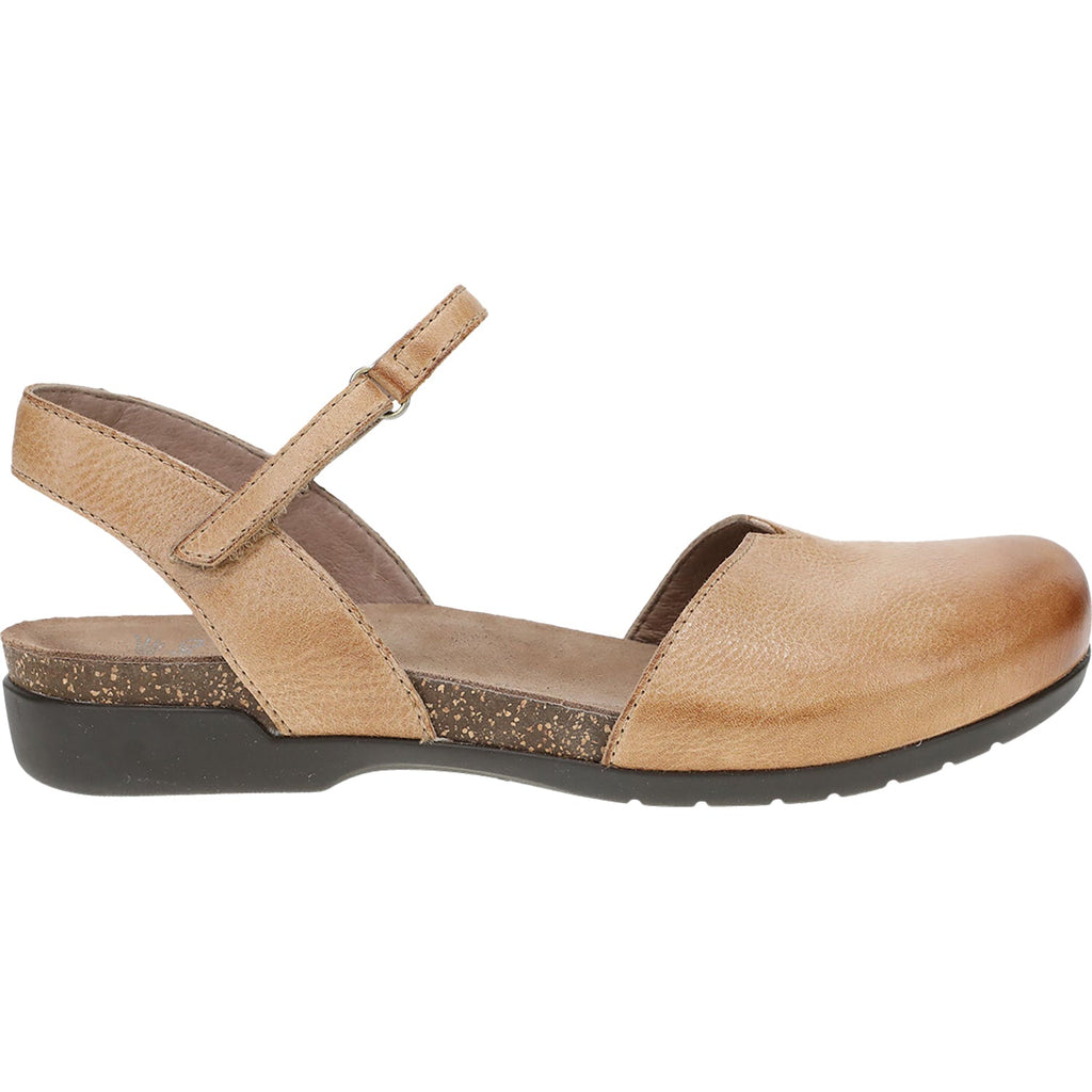 Dansko Rowan Women's Shoes Honey Distressed Leather