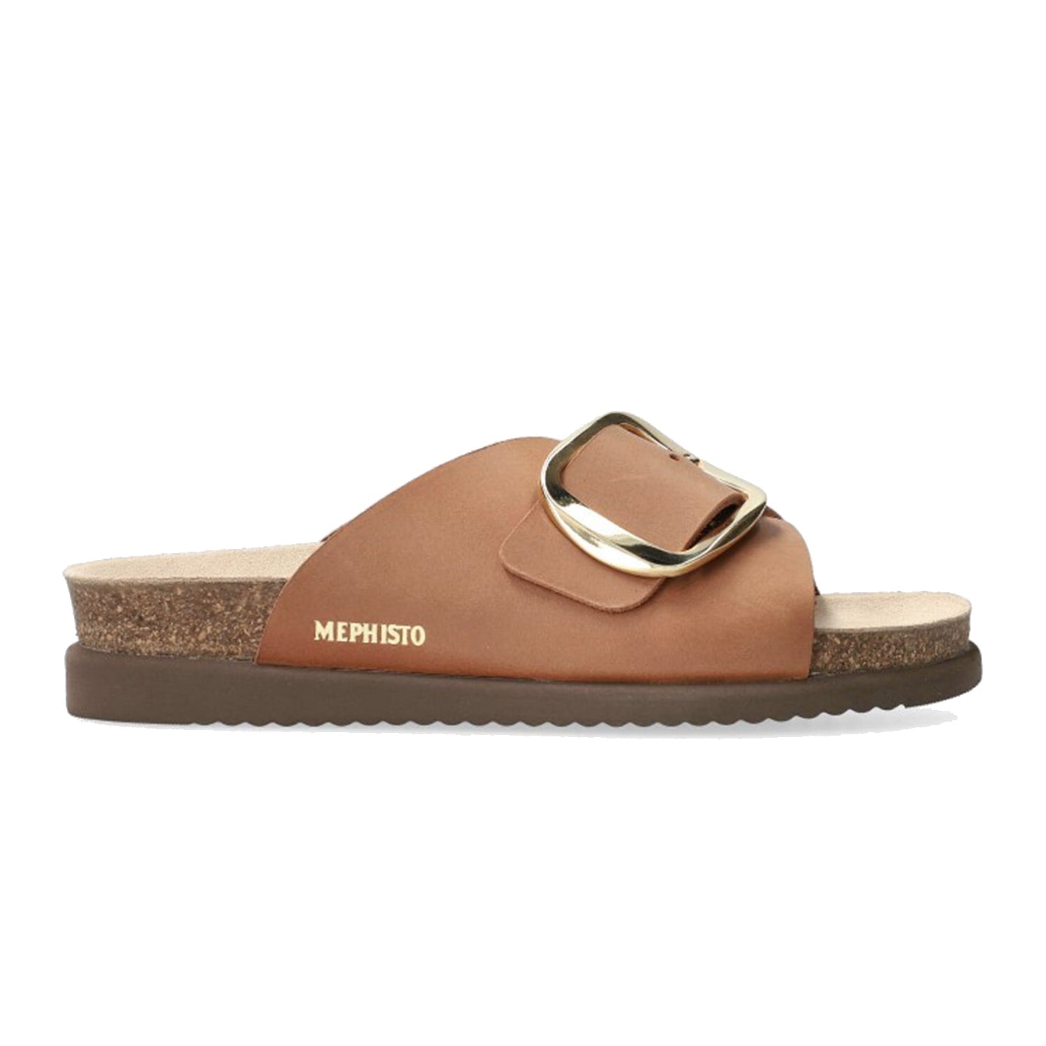 Mephisto Hariana Women's Slide Sandals Camel Scratch
