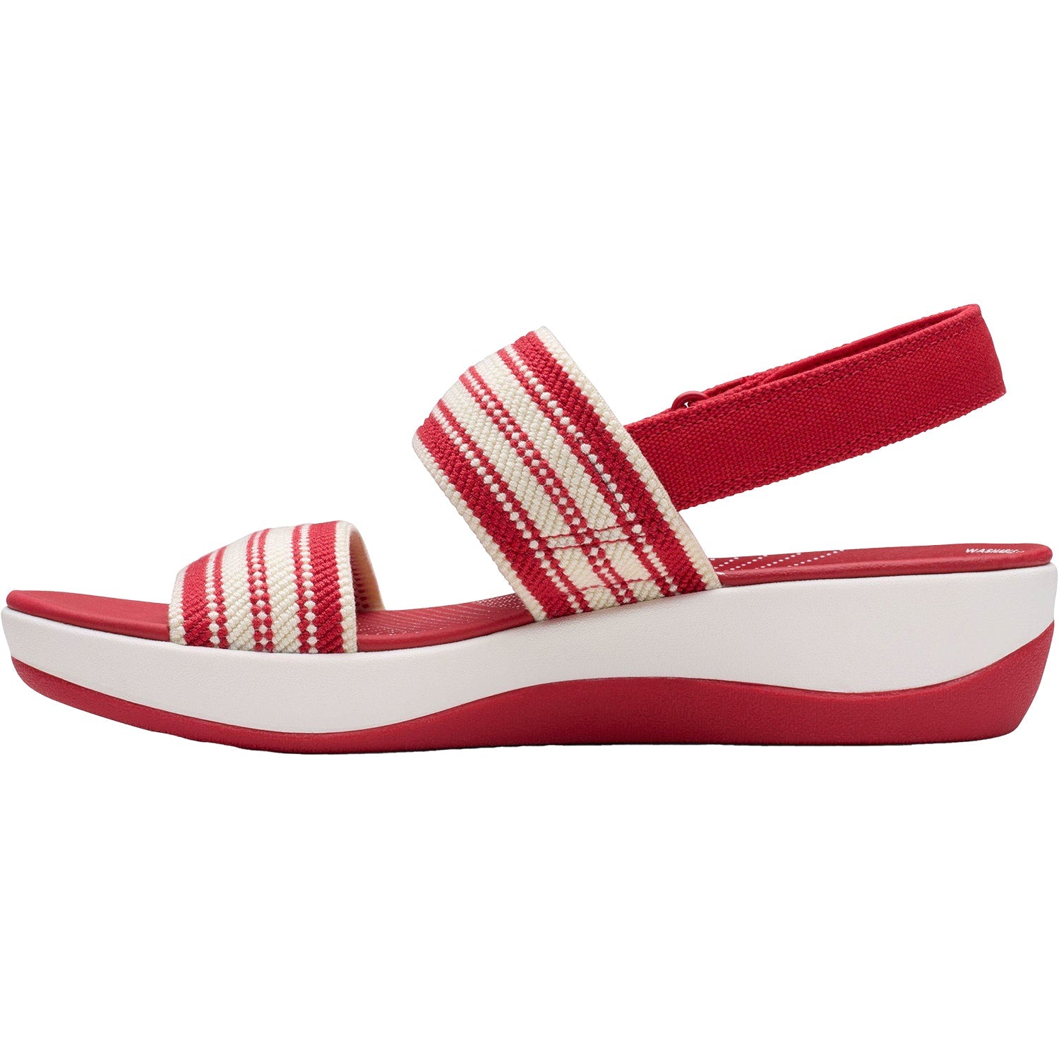 Clarks Cloudsteppers Arla Stroll Women's Sandals Cherry Combi Knit Synthetic