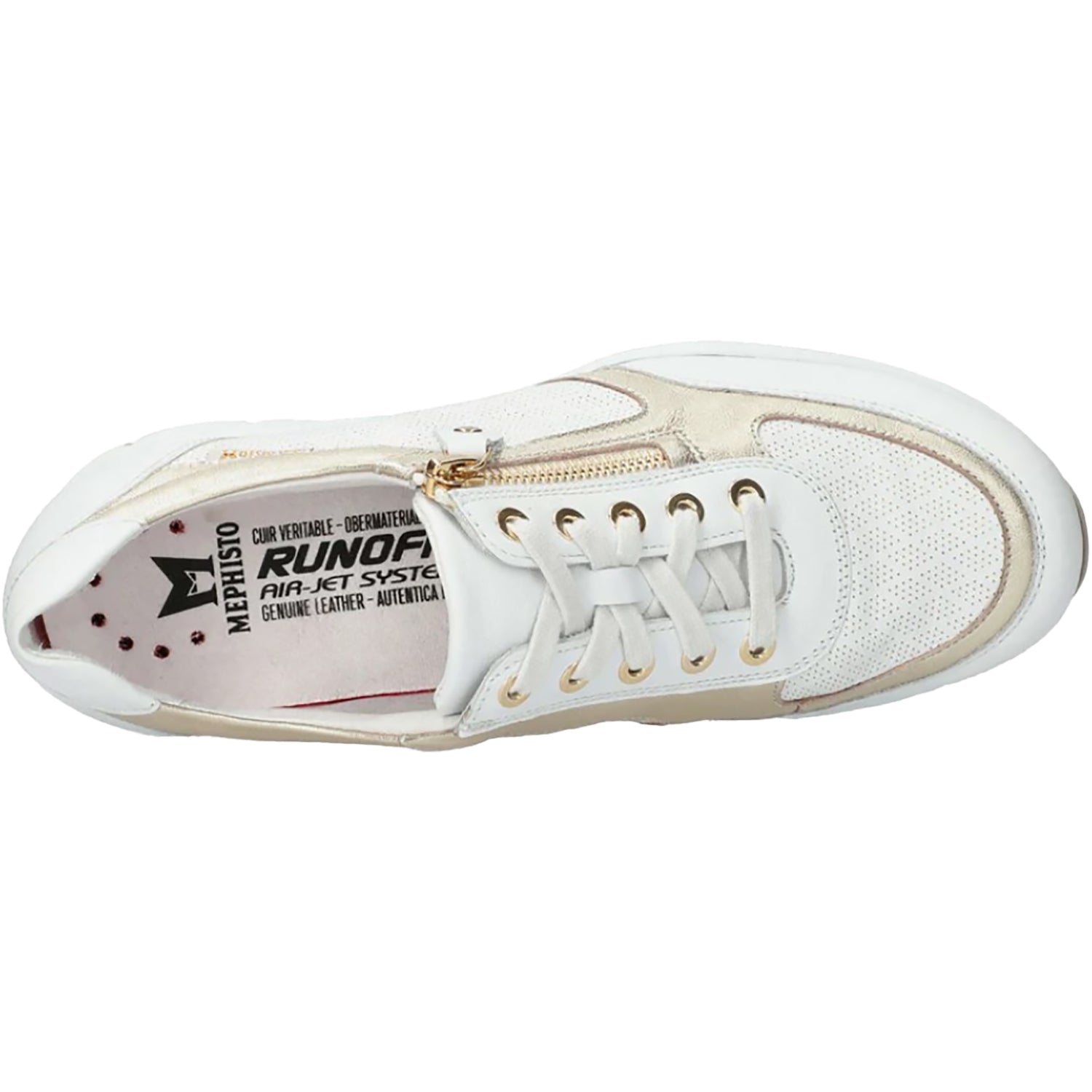 Mephisto Ylona Women's Lace Up Shoes Sneakers White Softy