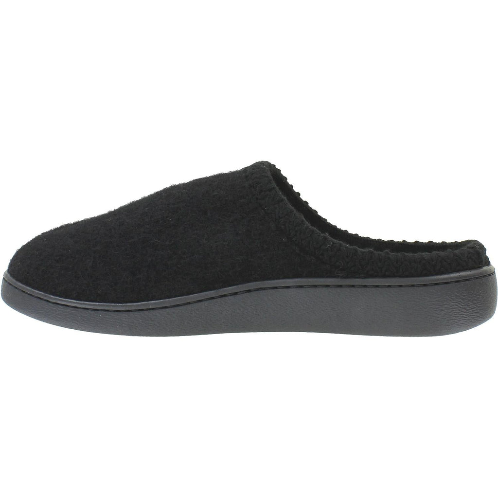 Haflinger AT Unisex Wool Slippers Black Wool