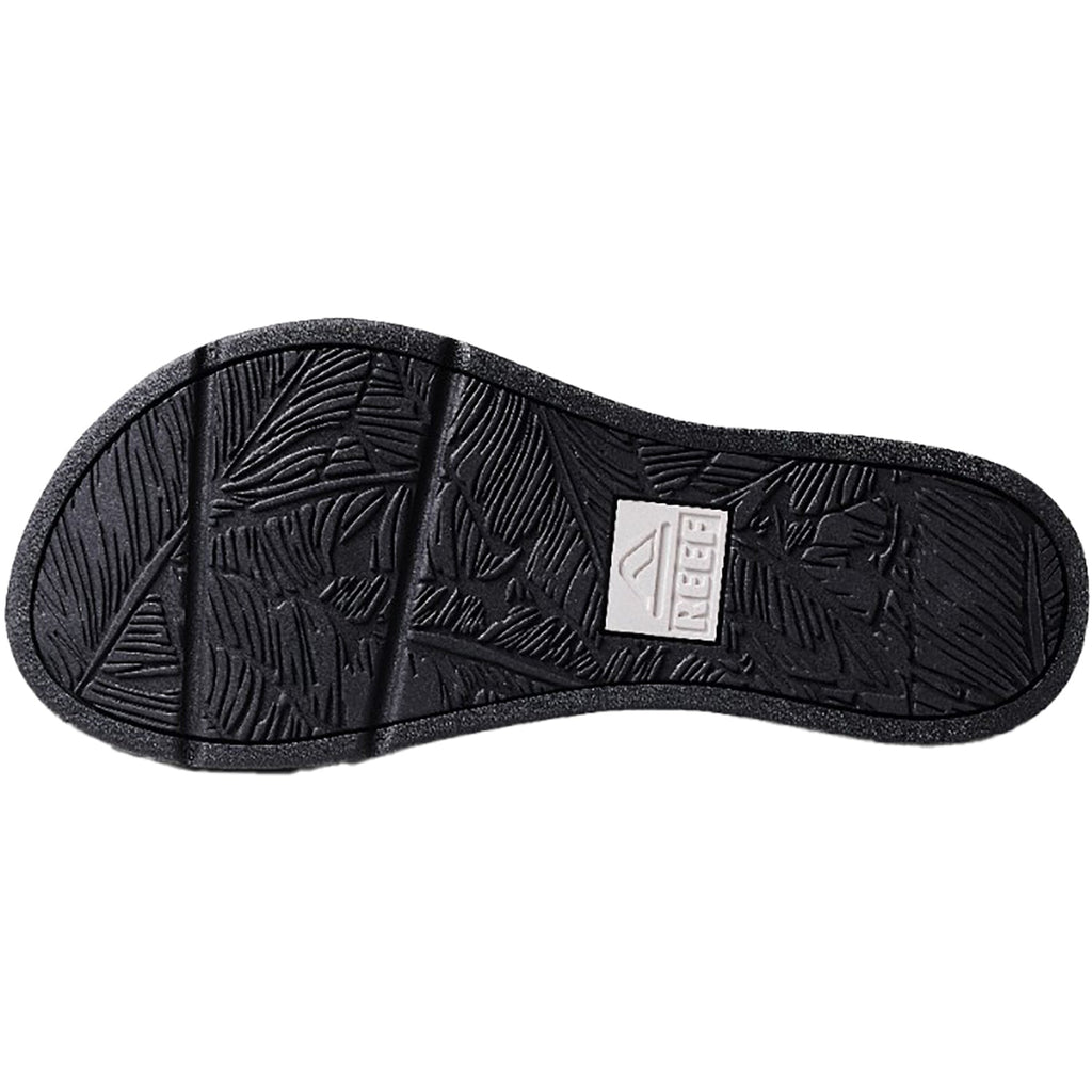 Reef Santa Ana Women's Thong Sandals Black/White Synthetic