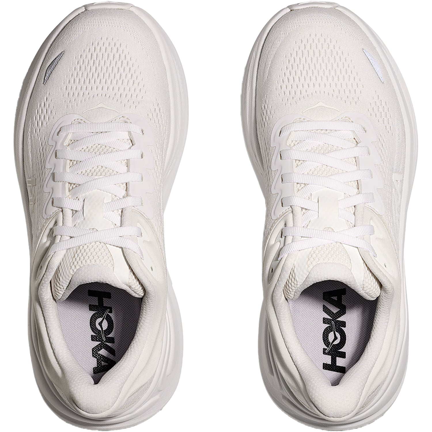 HOKA Bondi 9 White (Neutral Support) Women's Athletic Shoes White /White