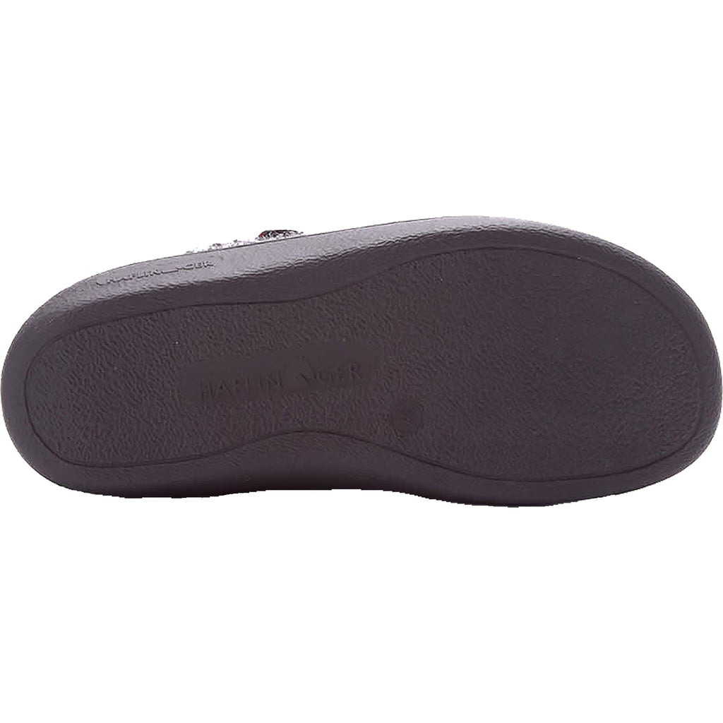 Haflinger ATB Men's Wool Slippers Grey Speckle Wool