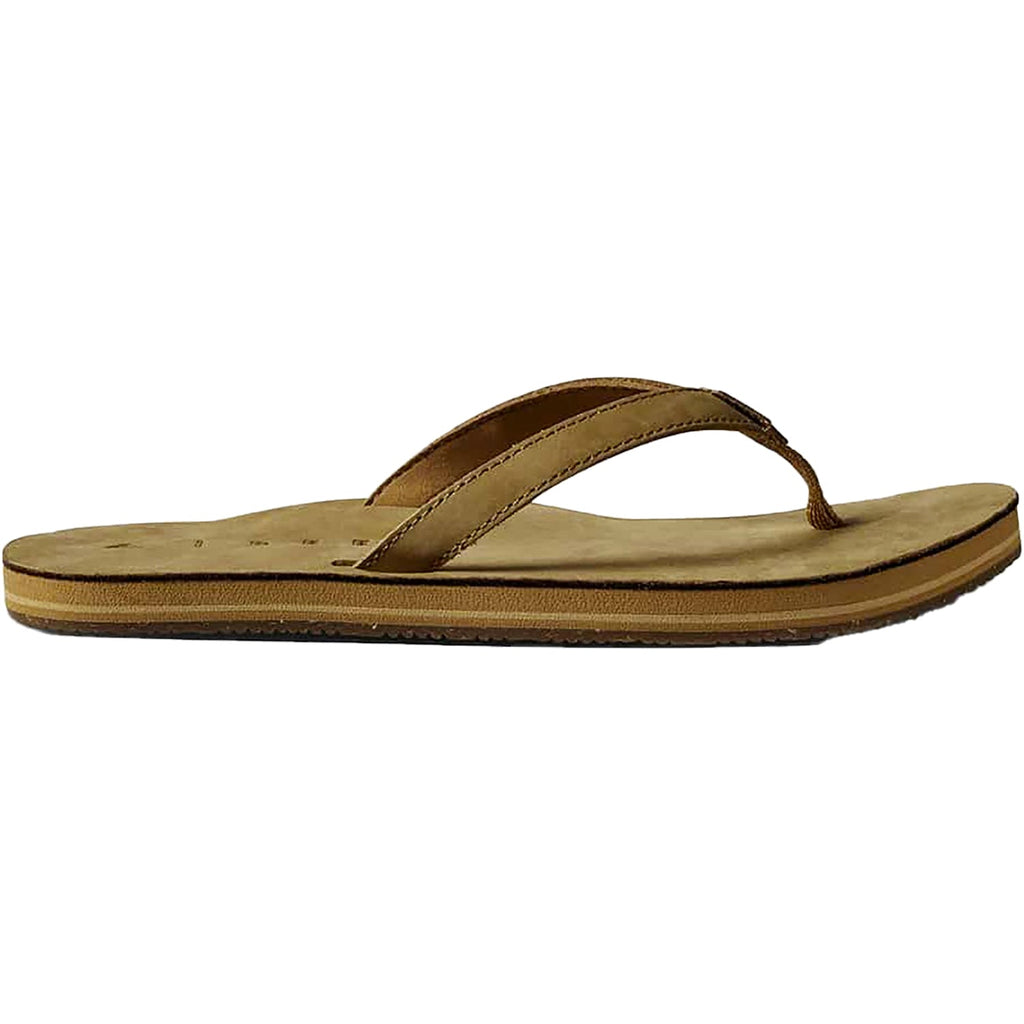 Reef Solana Women's Thong Sandals Tan Leather
