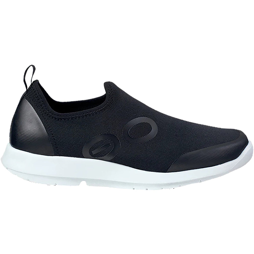OOFOS OOmg Sport Low Women's Recovery Shoes White/Black Mesh