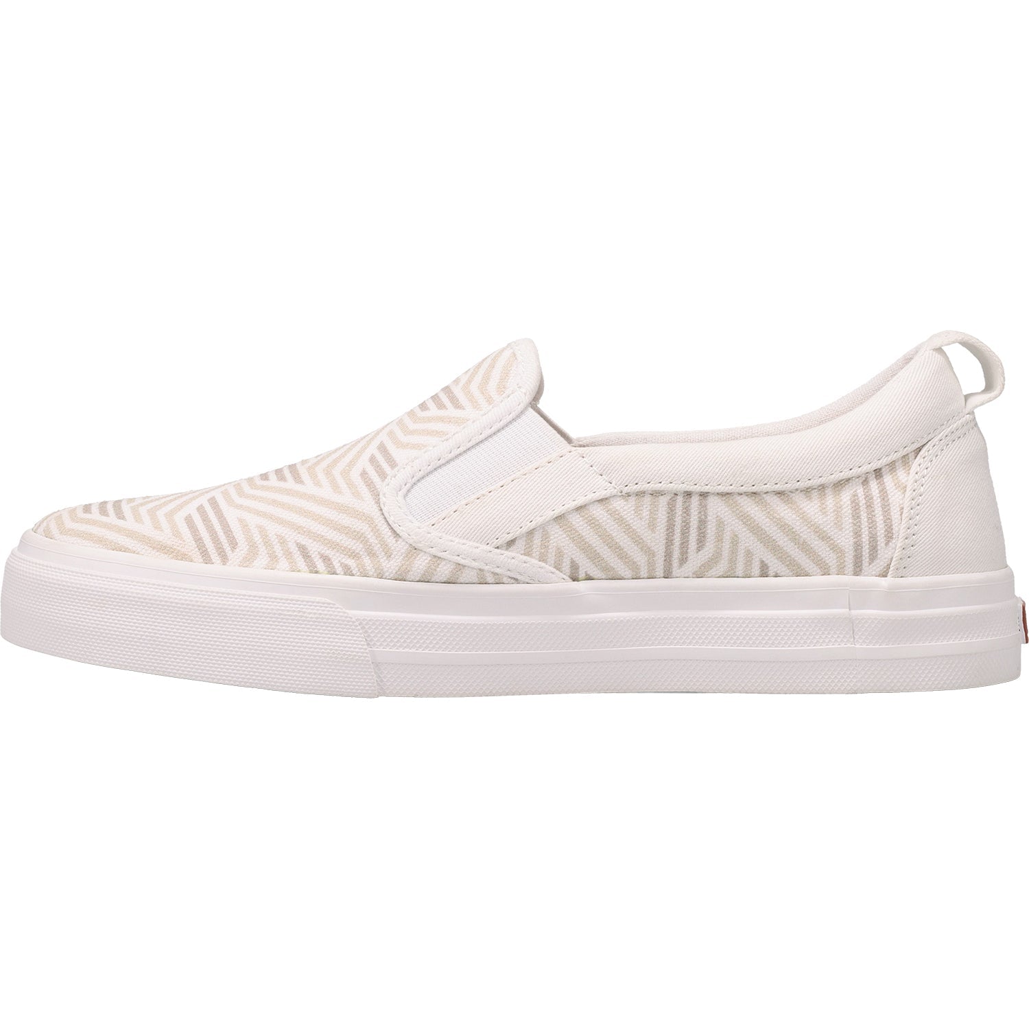 Taos Rubber Soul Women's Sneakers Geo Print White Canvas