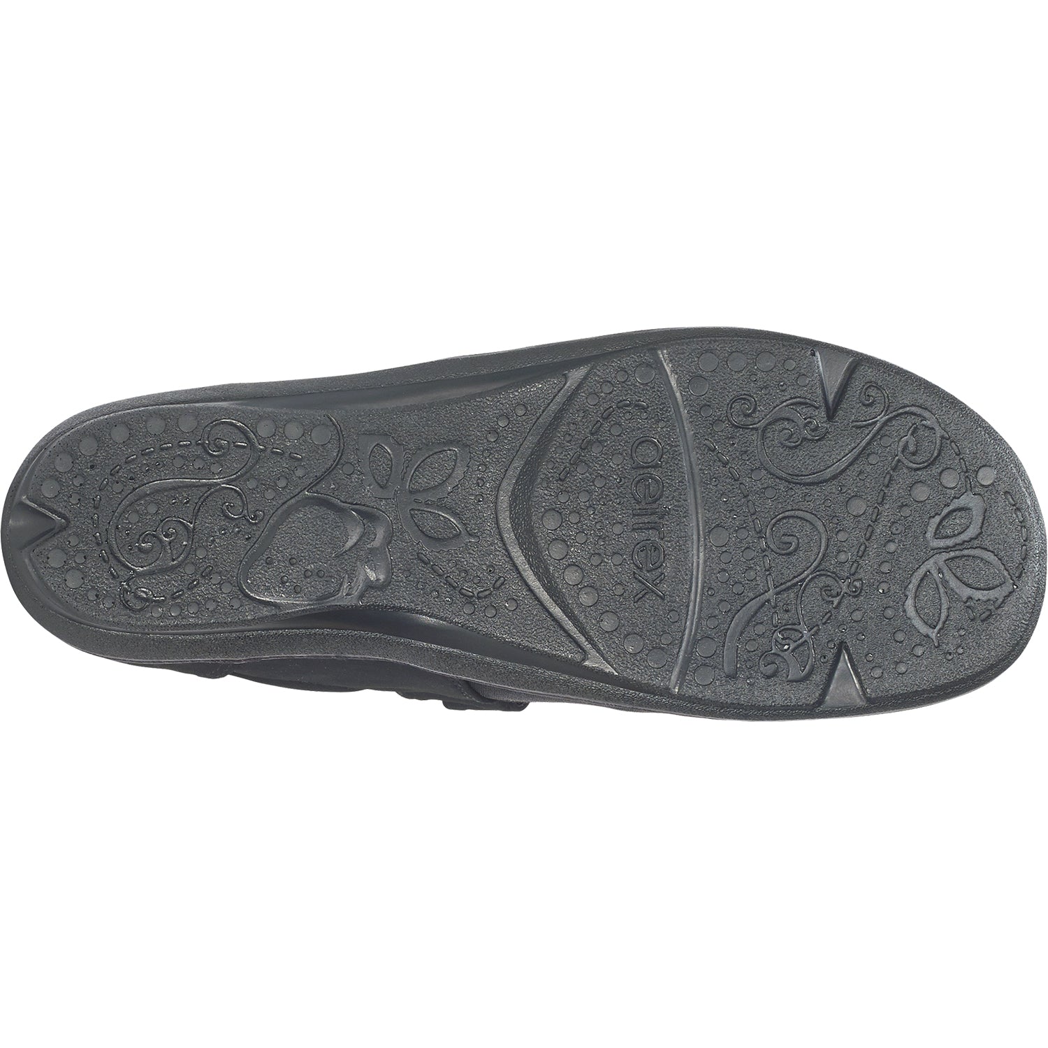 Aetrex Helen Women's Mary Janes Black Stretch Fabric