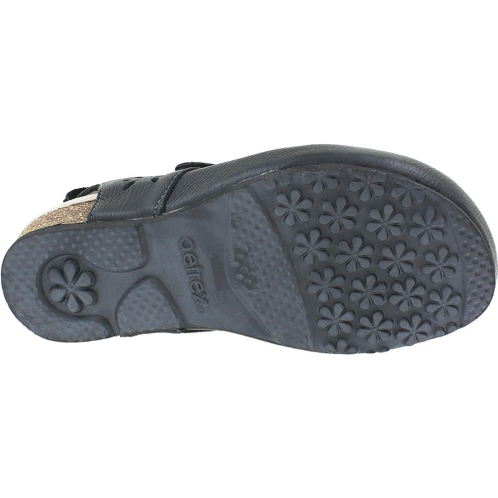Aetrex Cheryl Women's Sling Back Mary Janes Black Leather